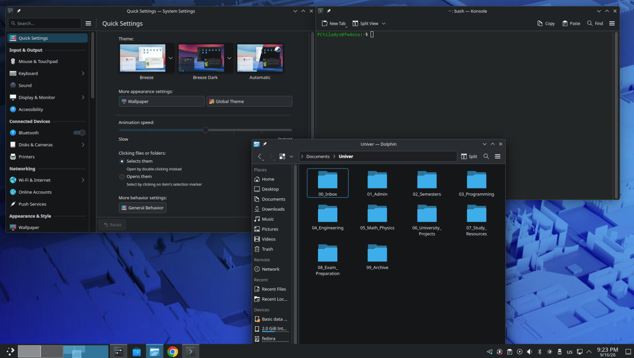 Fedora KDE + Windows 11 Dual-Boot Workstation